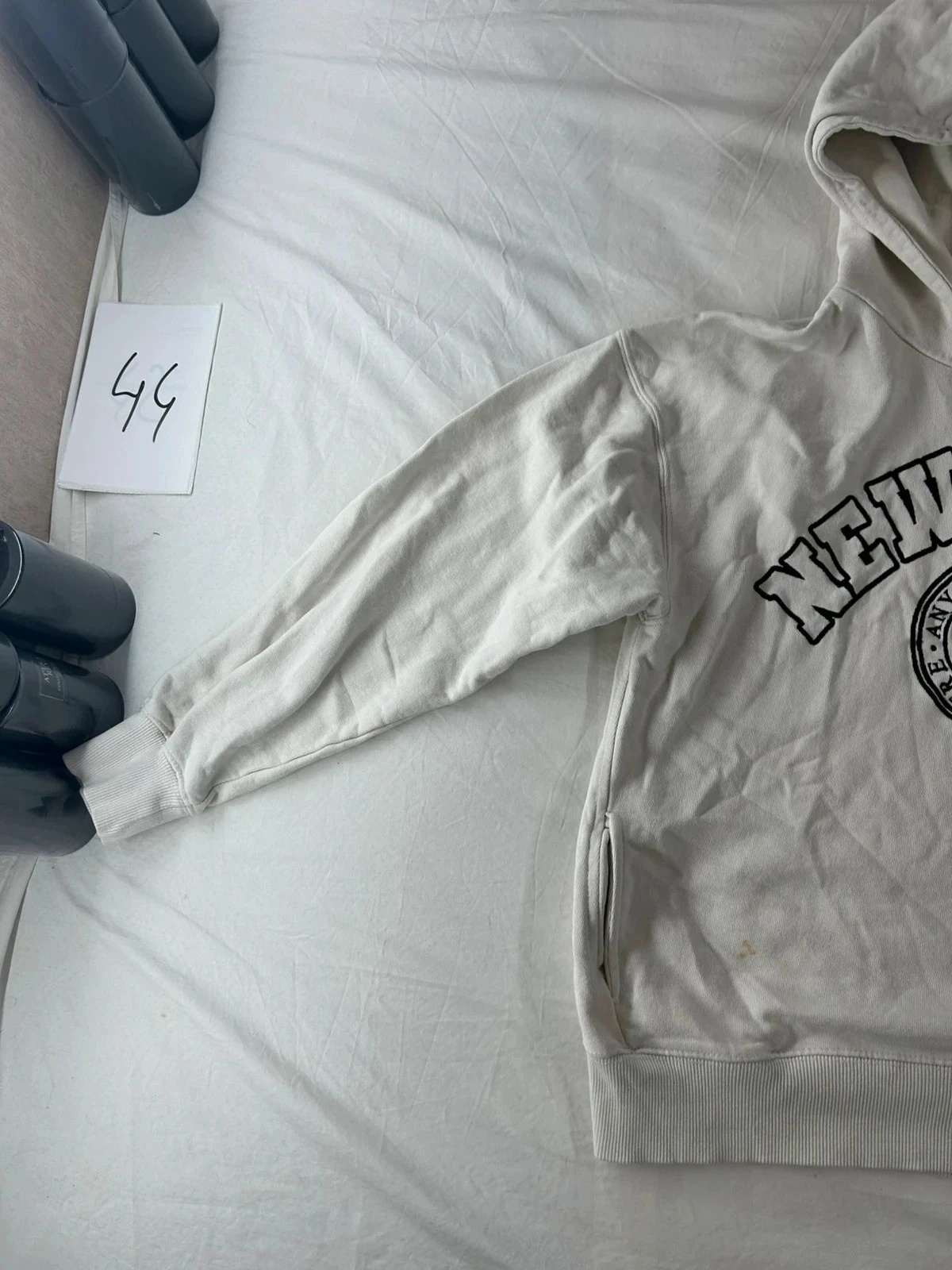 Sudadera con capucha blanca con estampado de Nueva York Zara – photo 5